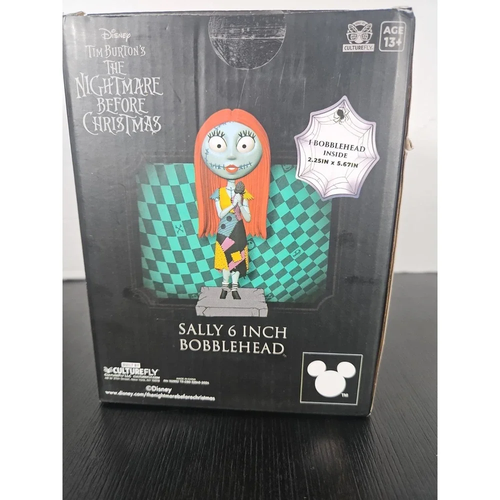 The Nightmare Before Christmas Sally 6 inch Bobblehead figure Disney boxed  New